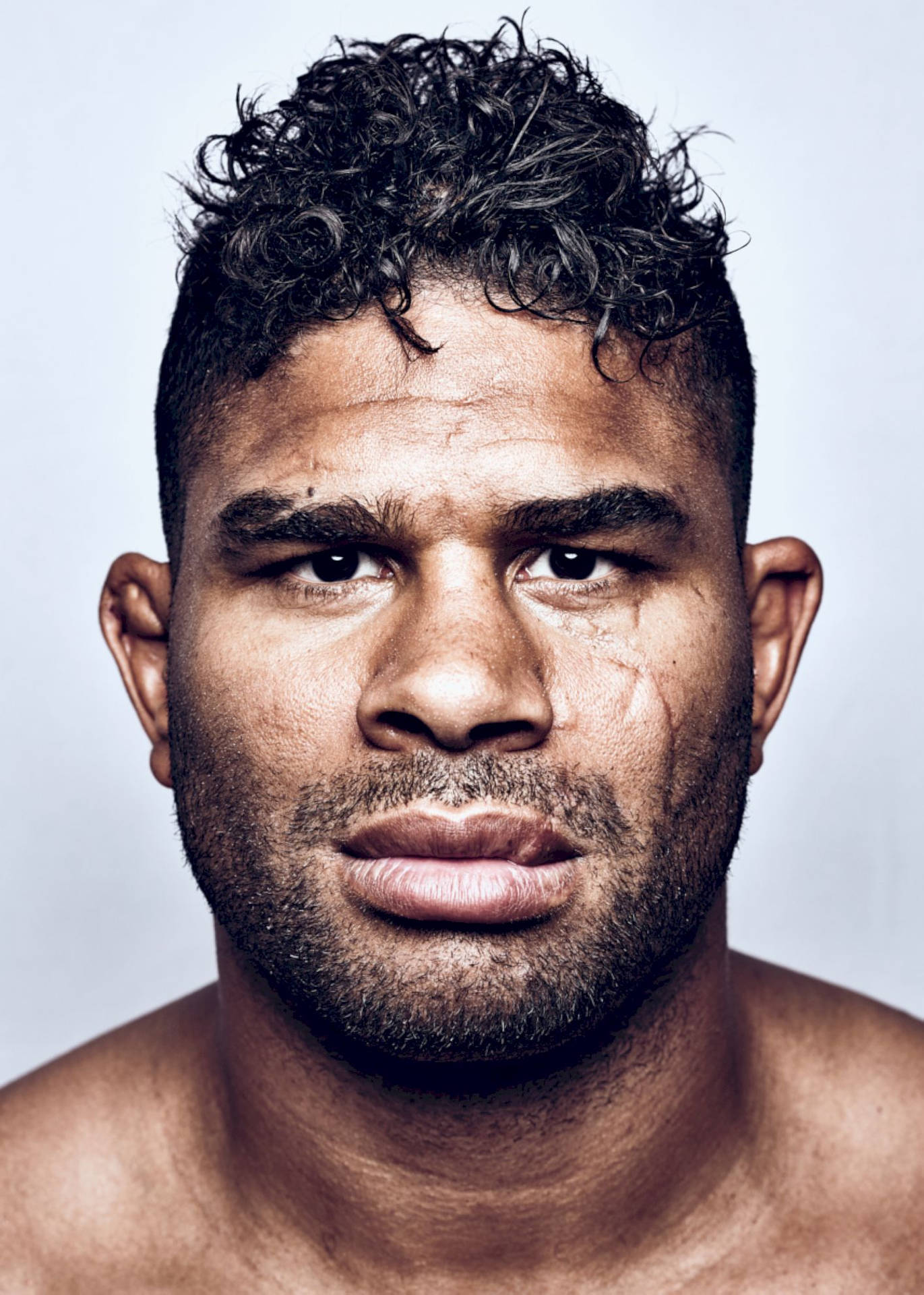 Mma Fighter Alistair Overeem Portrait Background