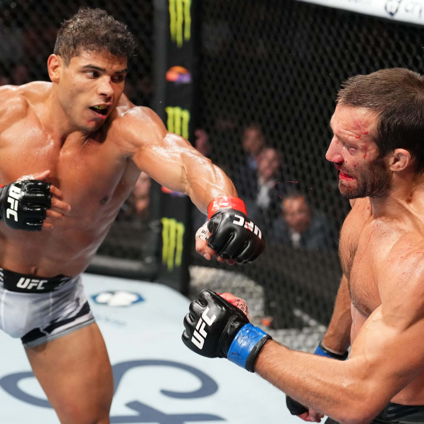 Mma Fighter Paulo Costa And Luke Rockhold Ufc 278 Event Background