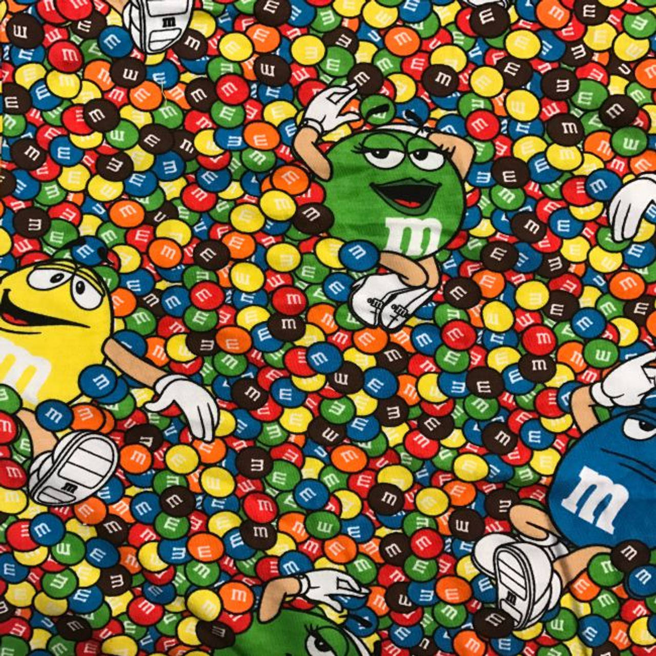 Mms Chocolate Cartoon Characters Background