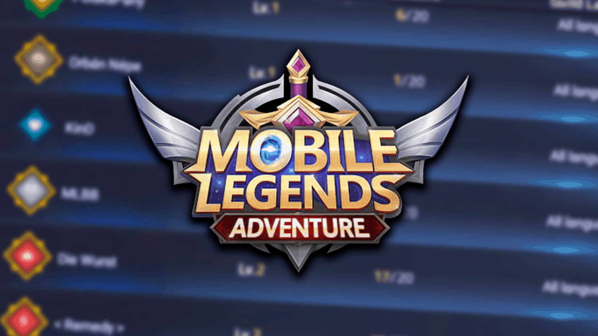 Mobile Legends Adventure Logo Background