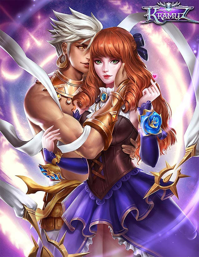 Mobile Legends Guinevere And Vale Fanart Background