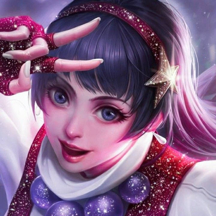 Mobile Legends Guinevere Athena Asamiya Close-up Background