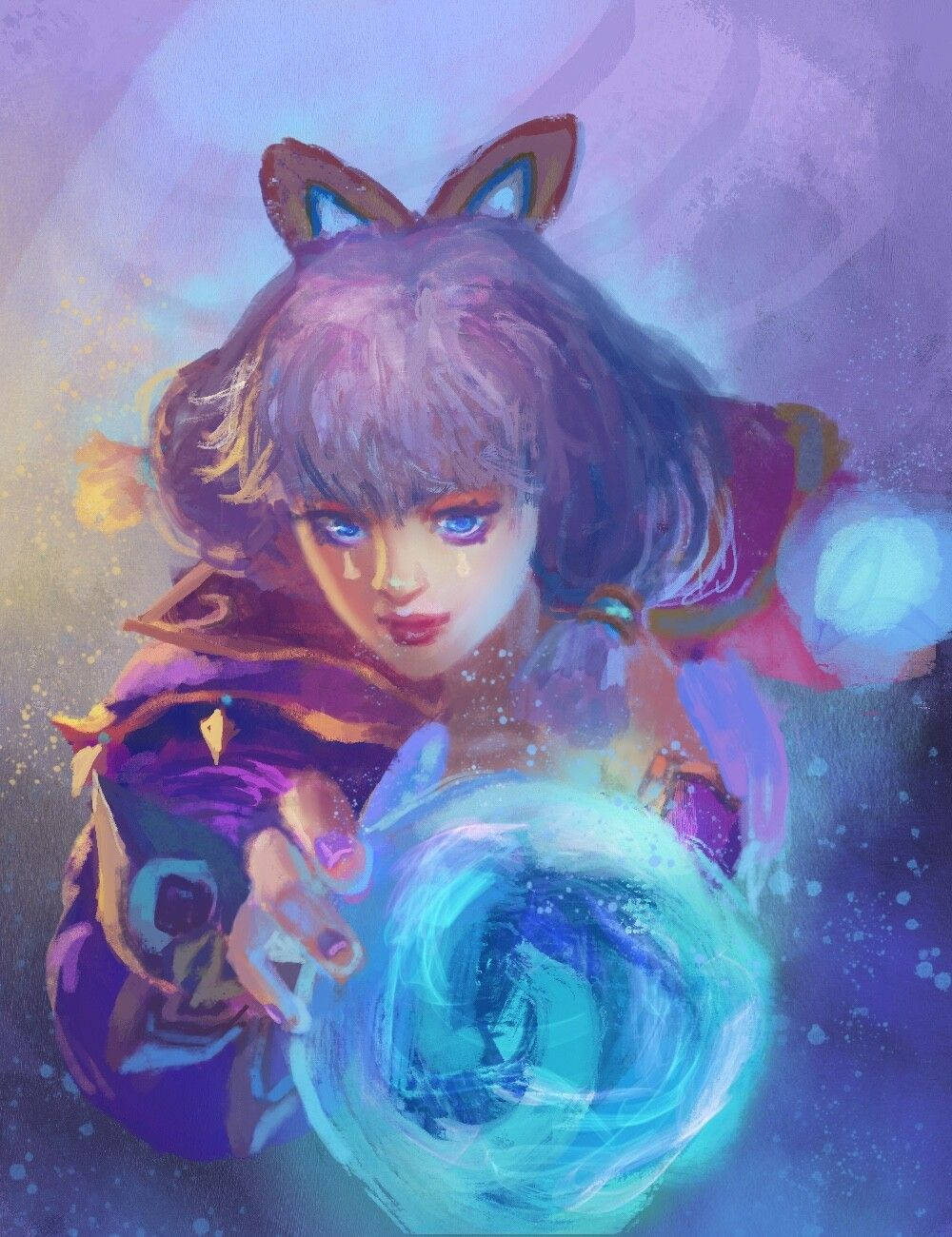 Mobile Legends Guinevere Ms. Violet Beautiful Fanart Background