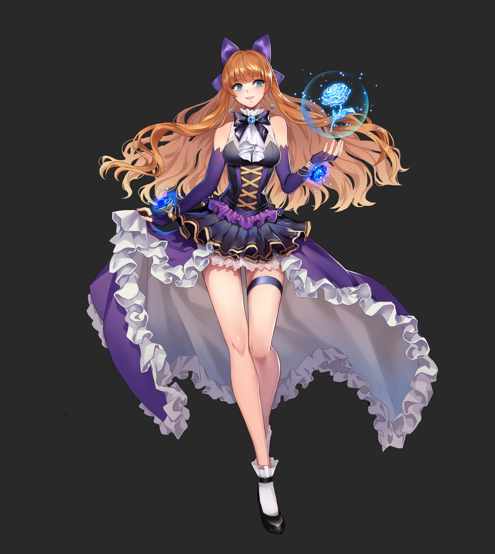 Mobile Legends Guinevere Ms. Violet Black Background