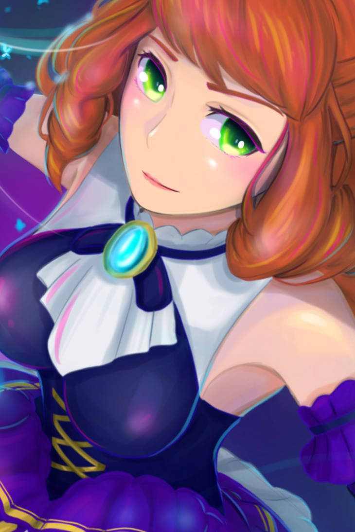 Mobile Legends Guinevere Ms. Violet Close-up Fanart Background