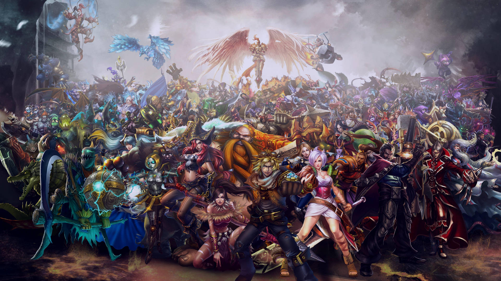 Mobile Legends Heroes 6000 X 3375 Background
