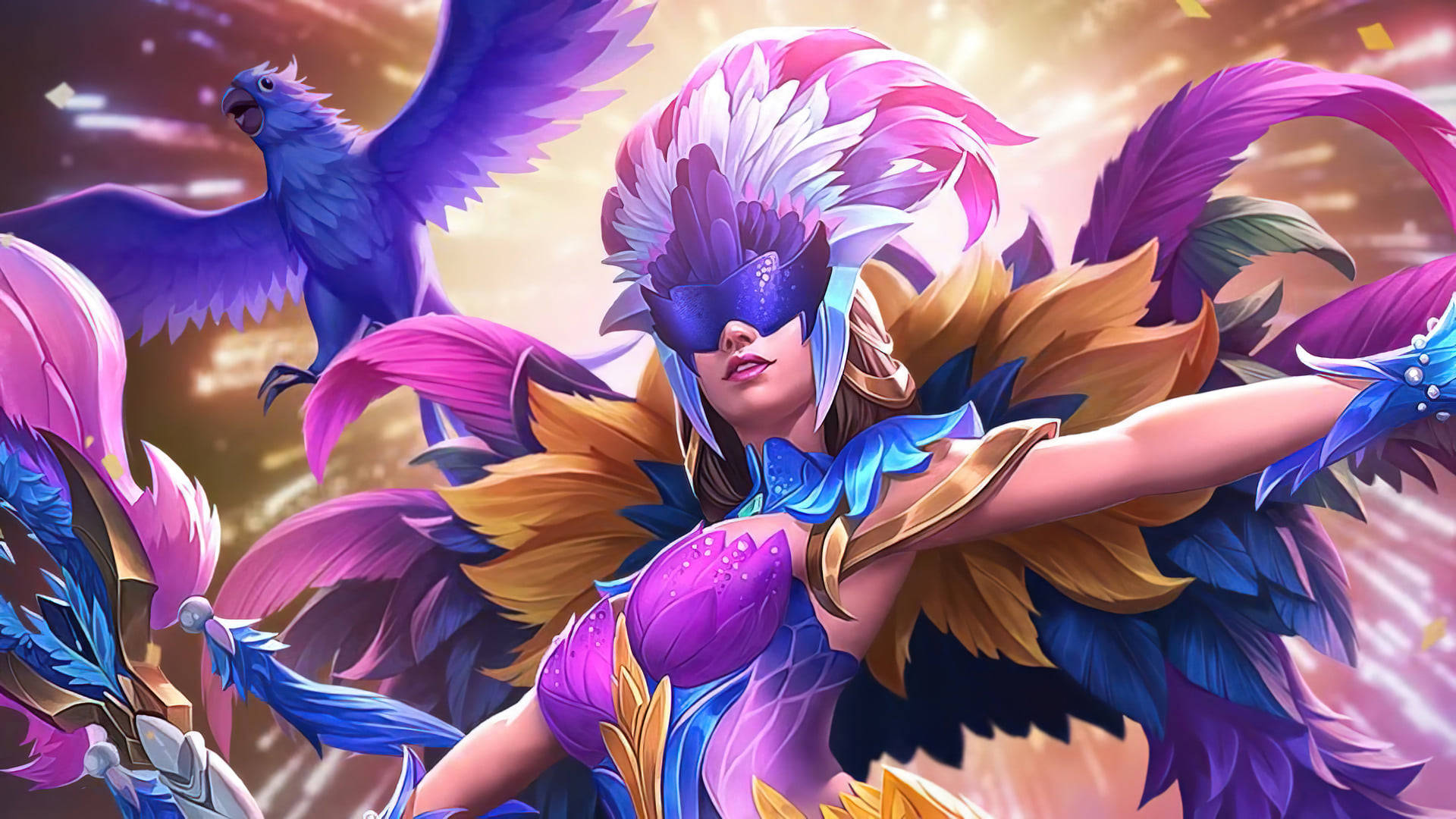 Mobile Legends Heroes Samba Muse Background