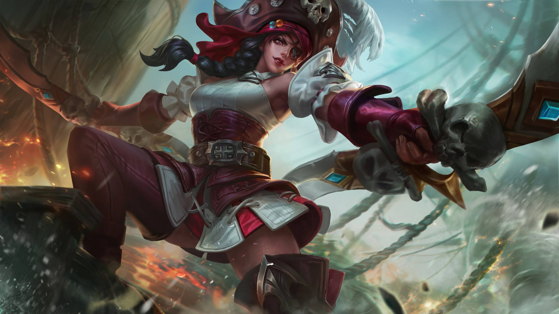 Mobile Legends Pirate Karina Background