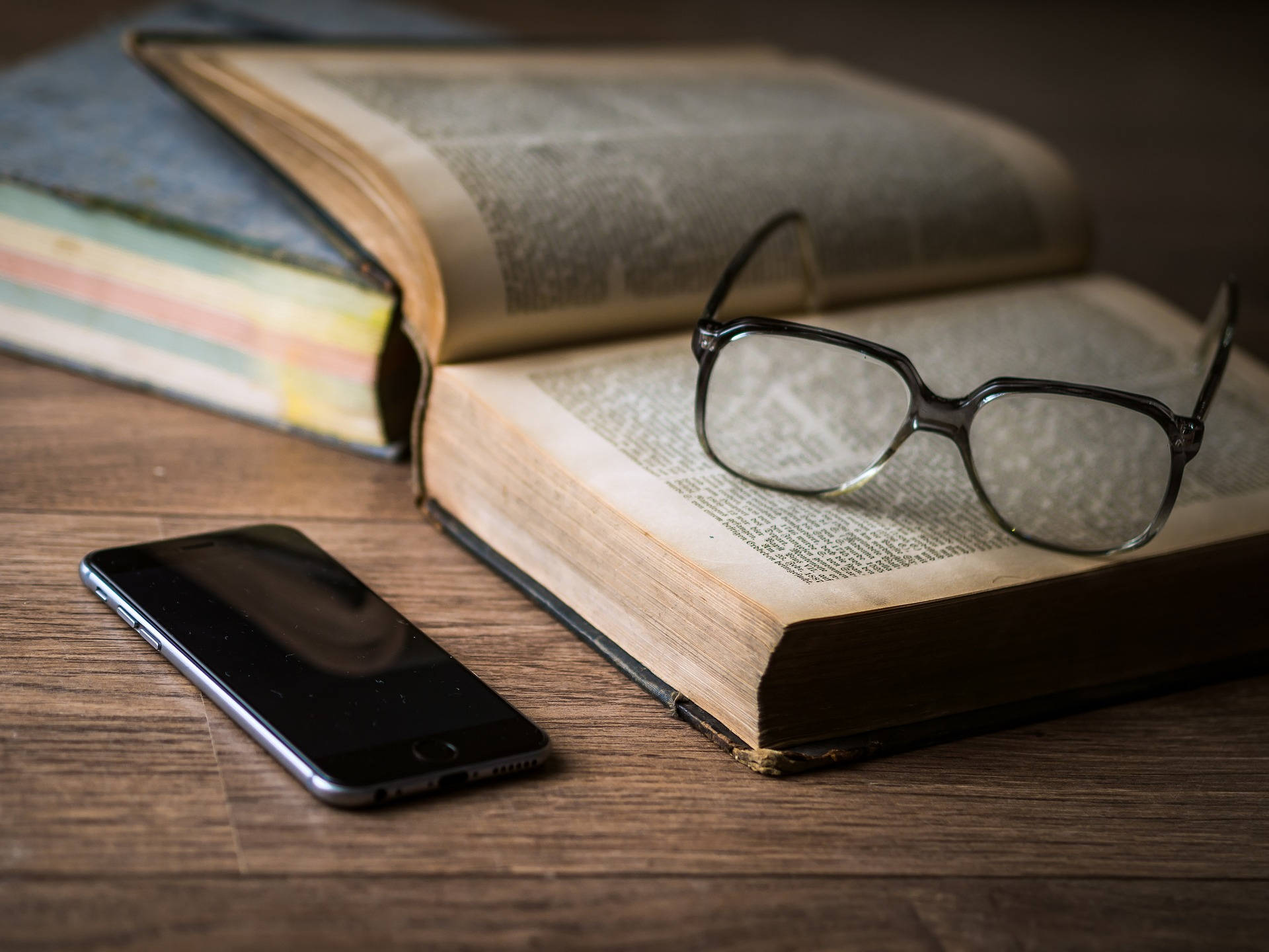 Mobile Phone And A Book