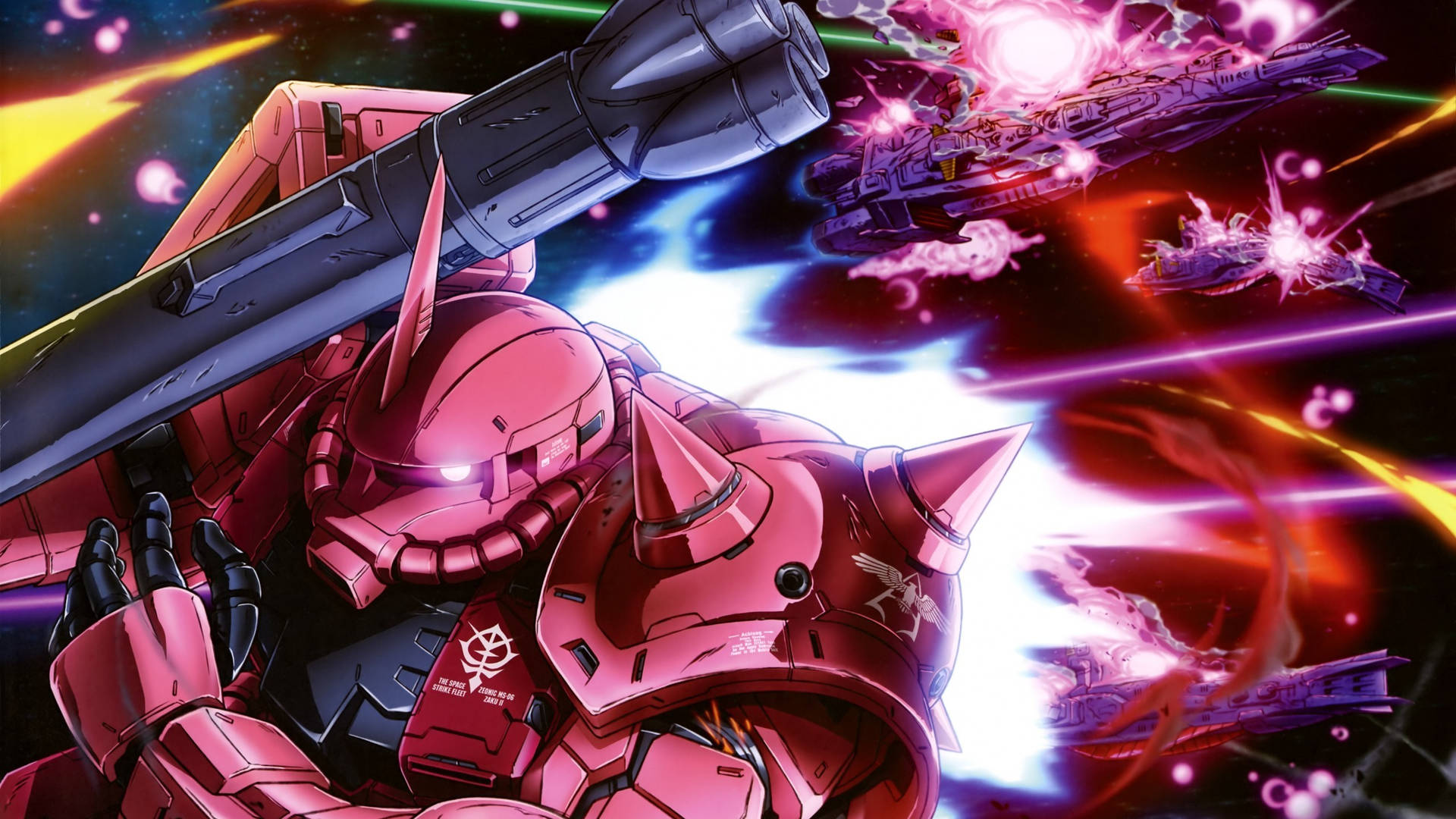 Mobile Suit Gundam A Carrying Rocket Background