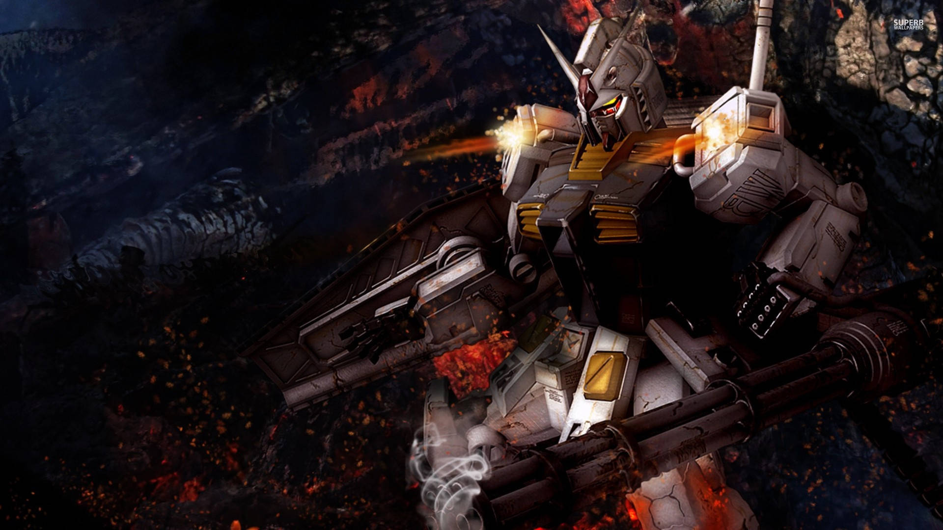 Mobile Suit Gundam Digital Art