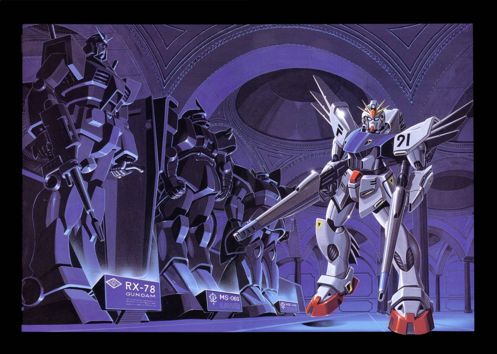 Mobile Suit Gundam F91 Movie Background