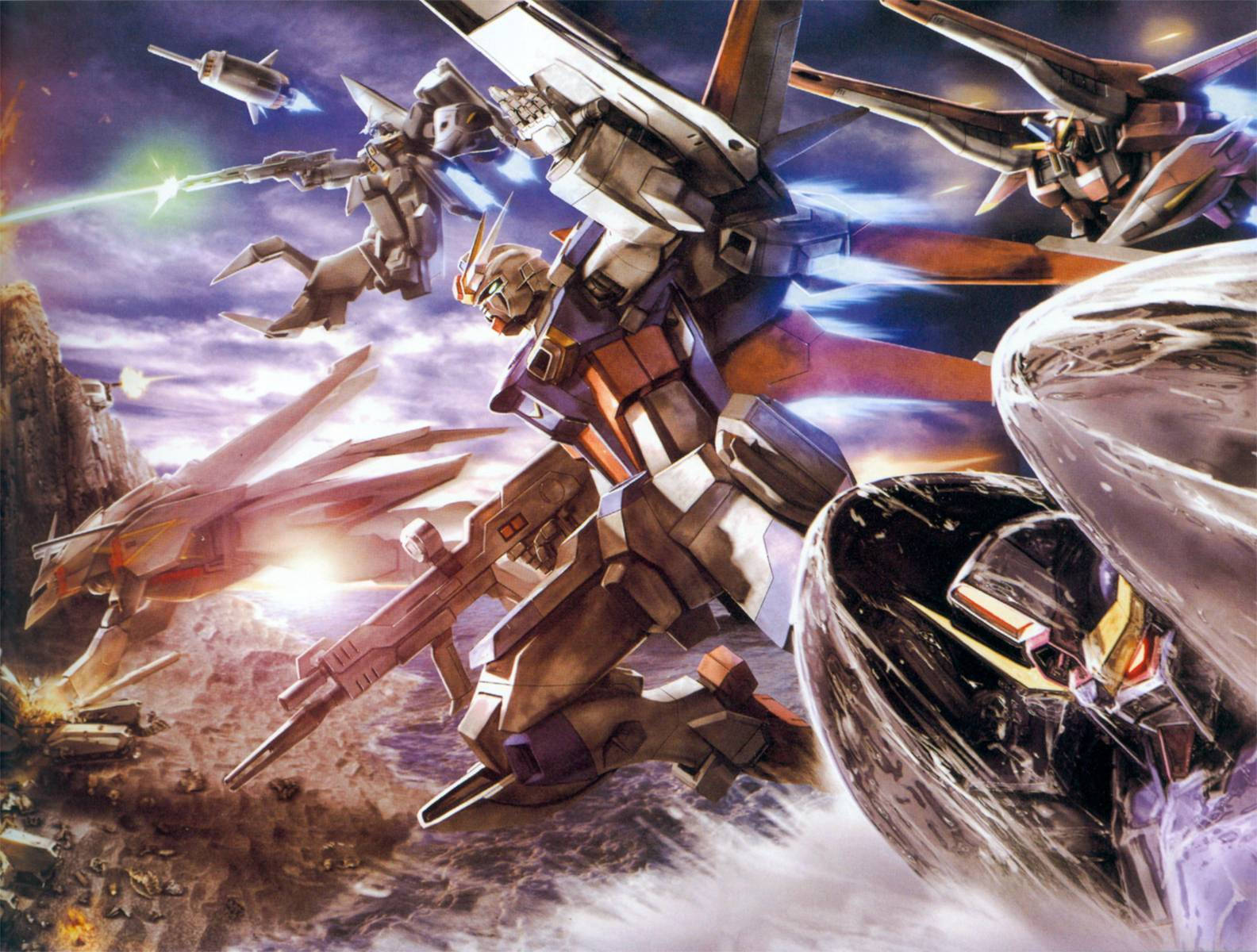 Mobile Suit Gundam Hd Battle Background