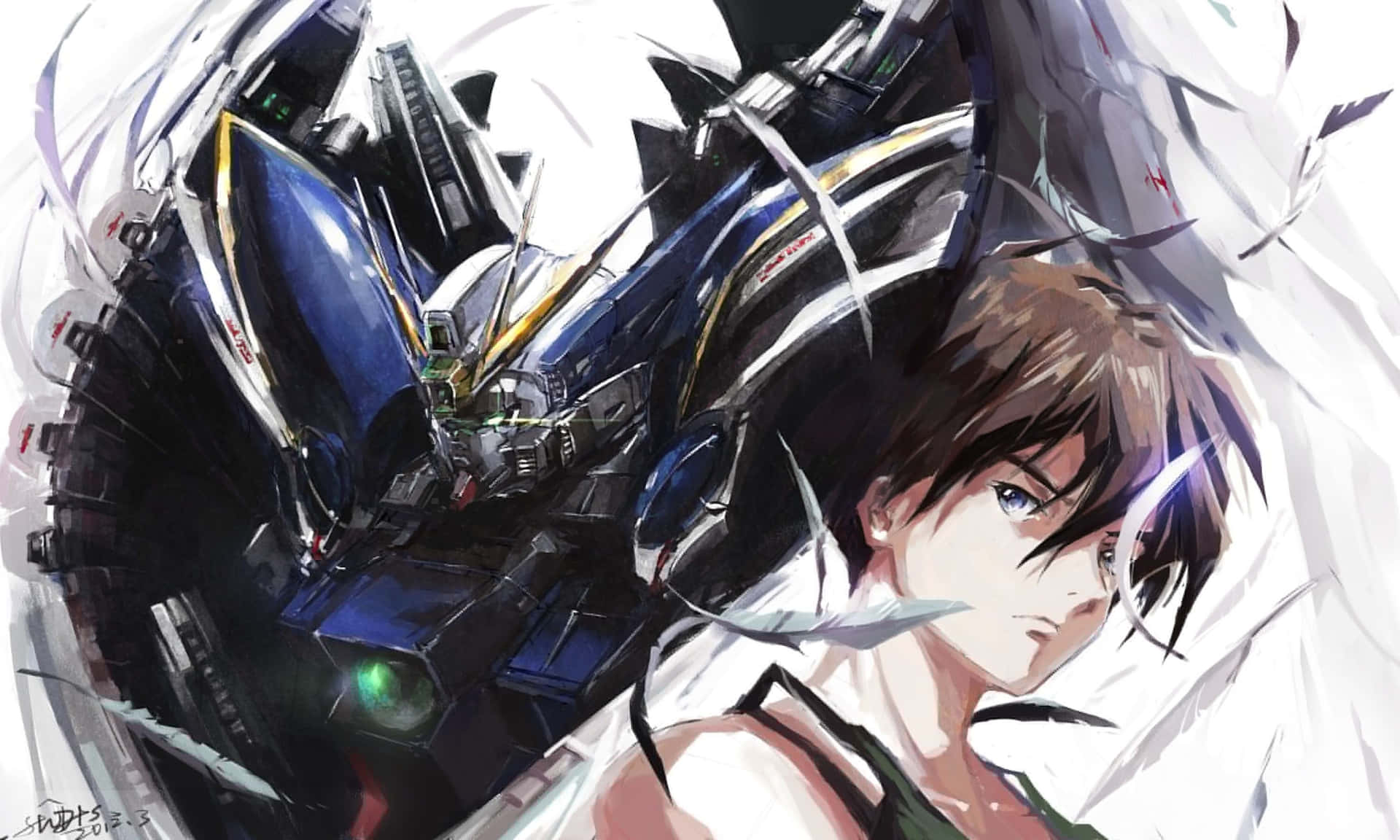 Mobile Suit Gundam Wing Background