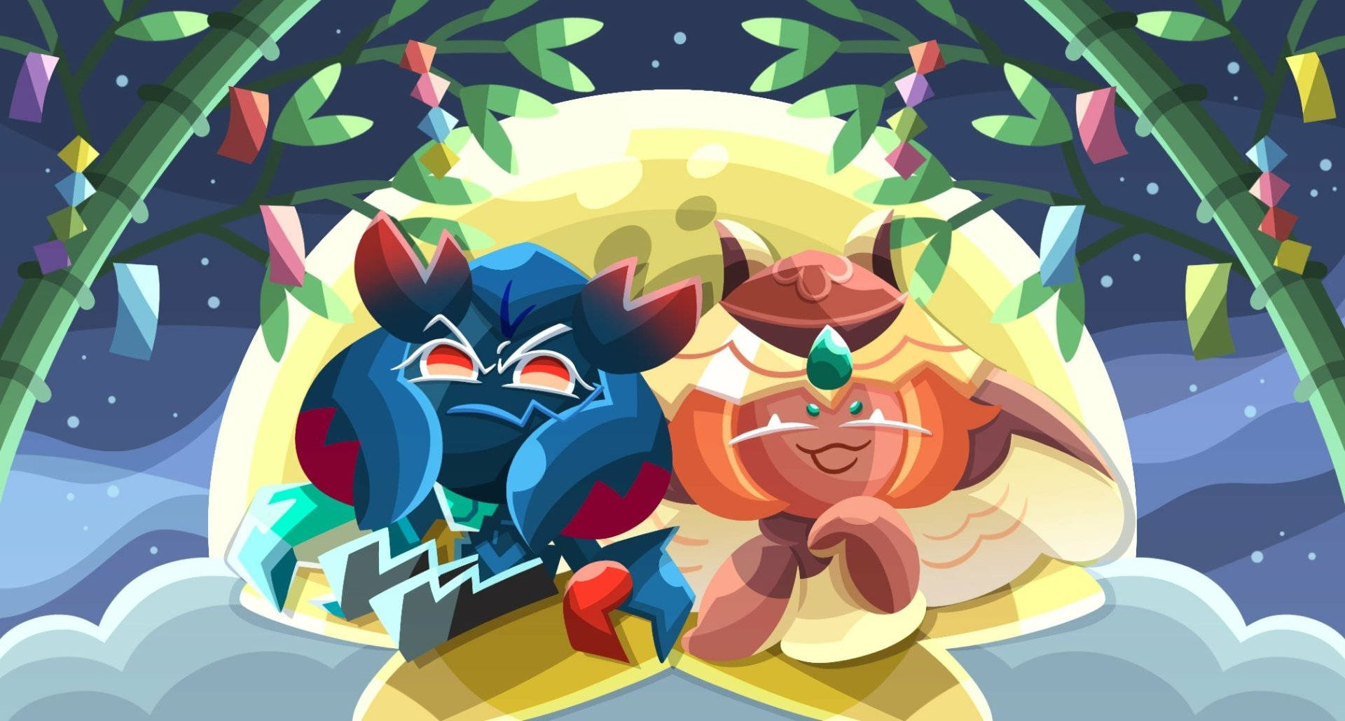 Mocha And Lobster Cookie Run Background