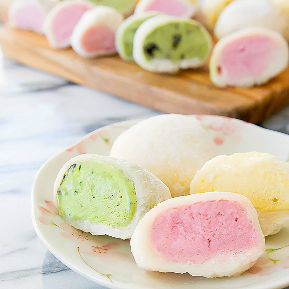 Mochi Flavors Cross Section Background