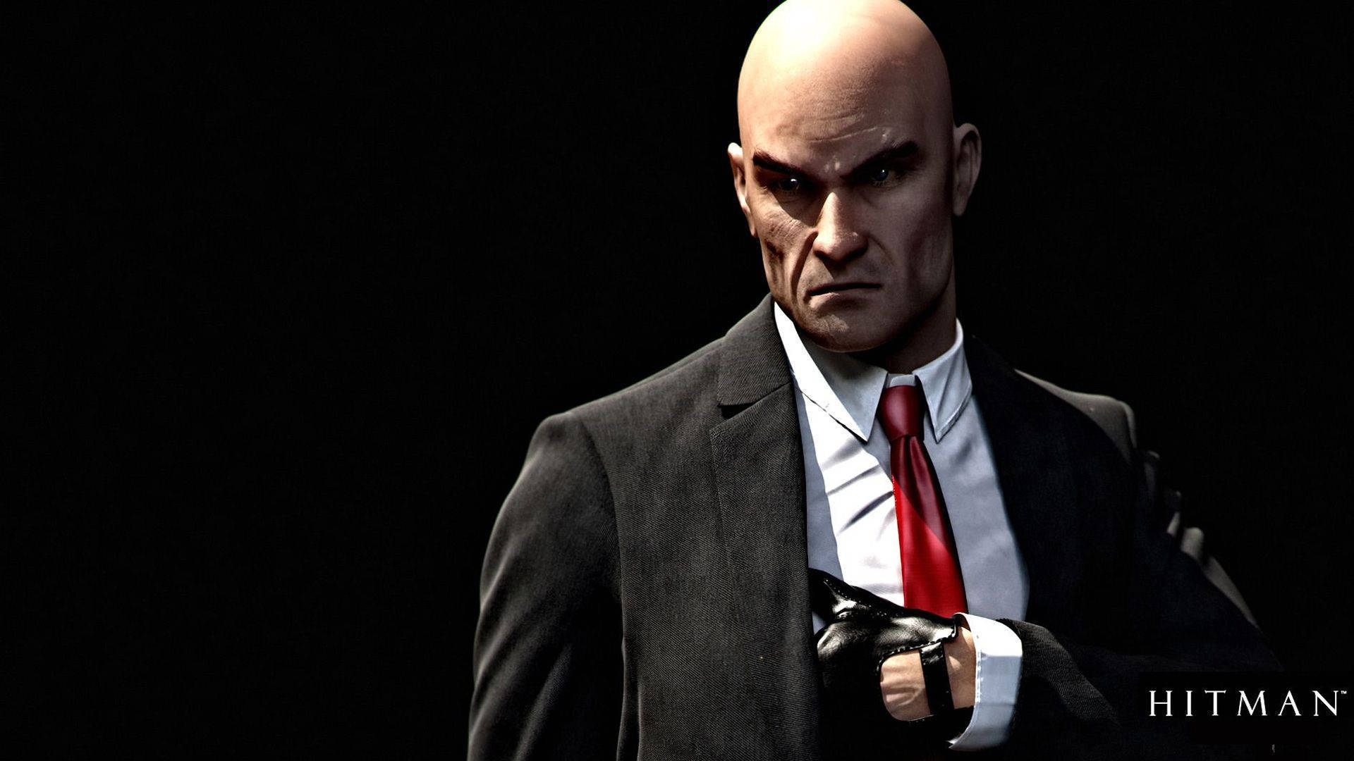 Model Hitman Black Background