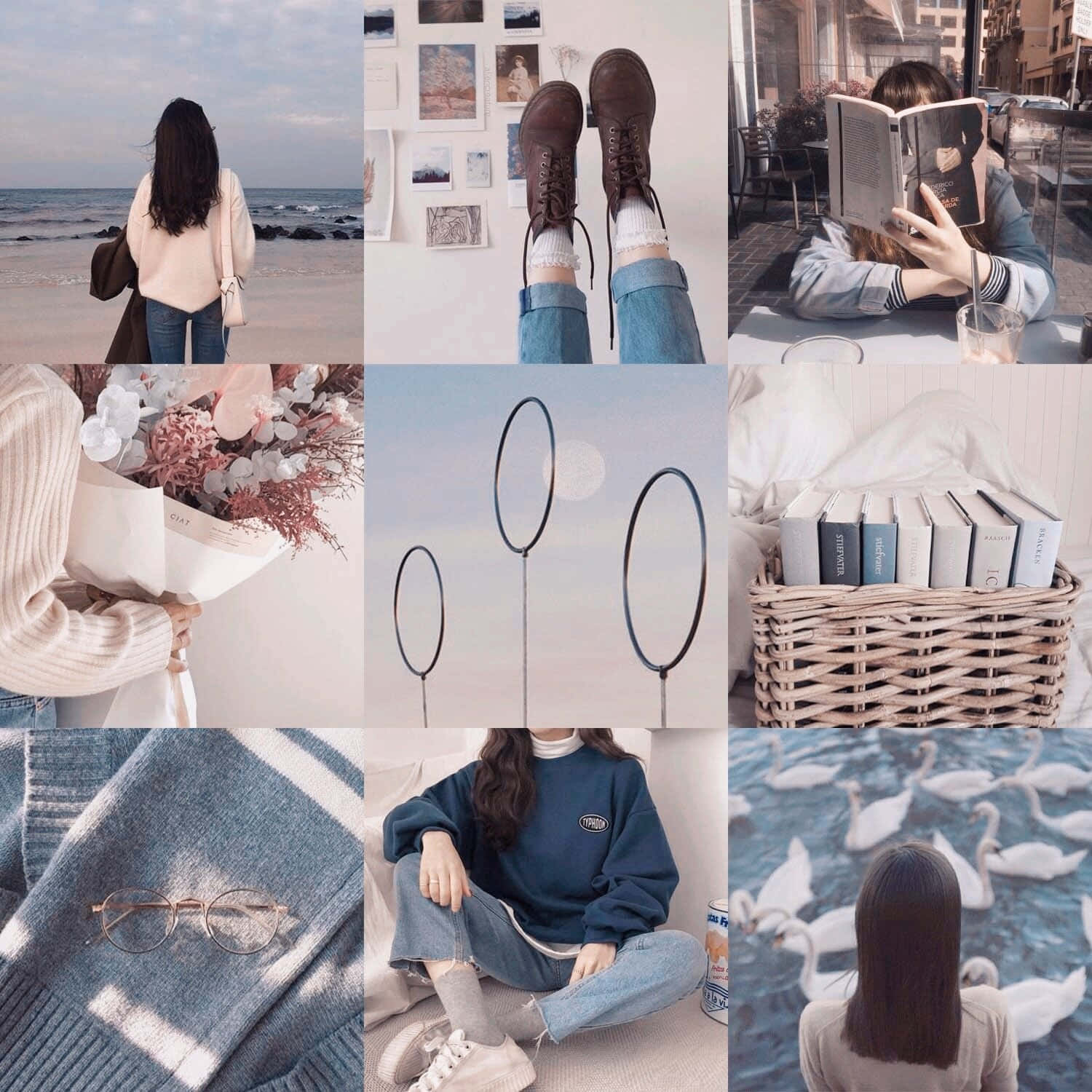 Modern Aesthetic Moodboard Background