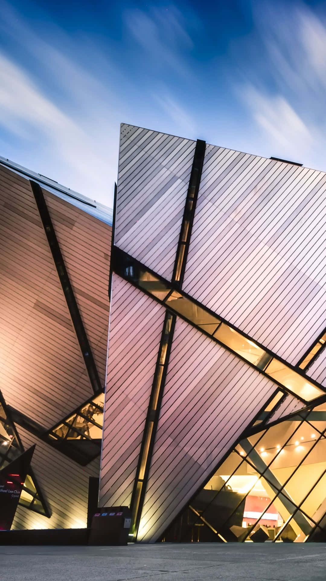 Modern Architecture Iphone Royal Ontario Museum Background