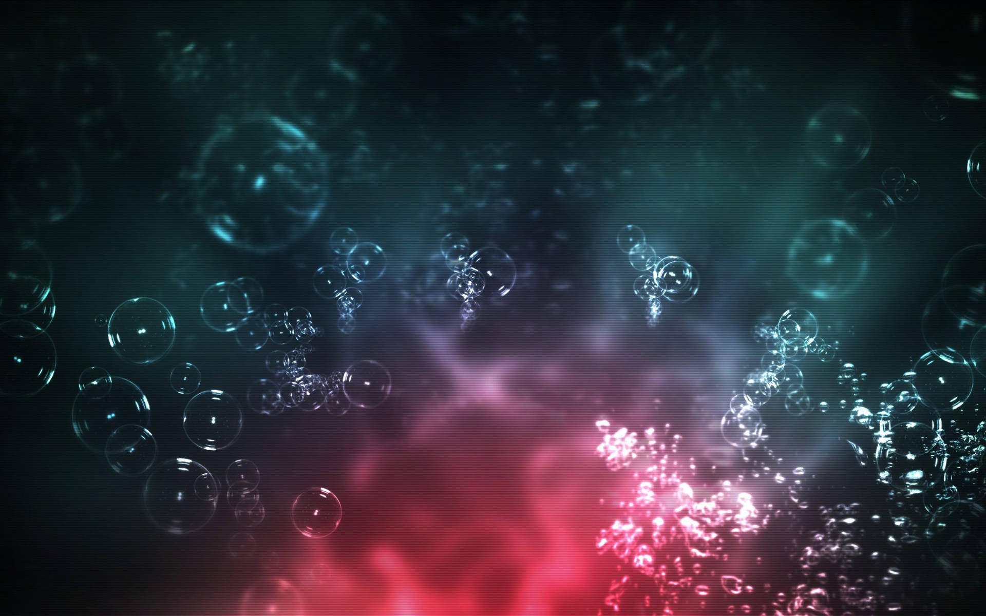 Modern Art 3d Water Bubble Background