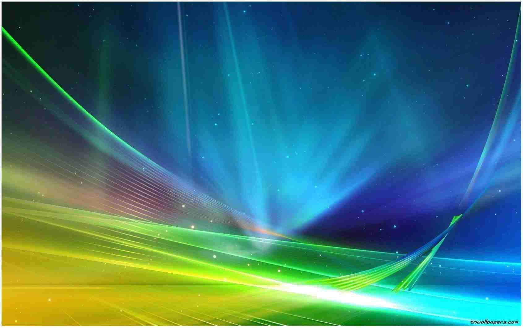 Modern Aurora Windows Vista Background