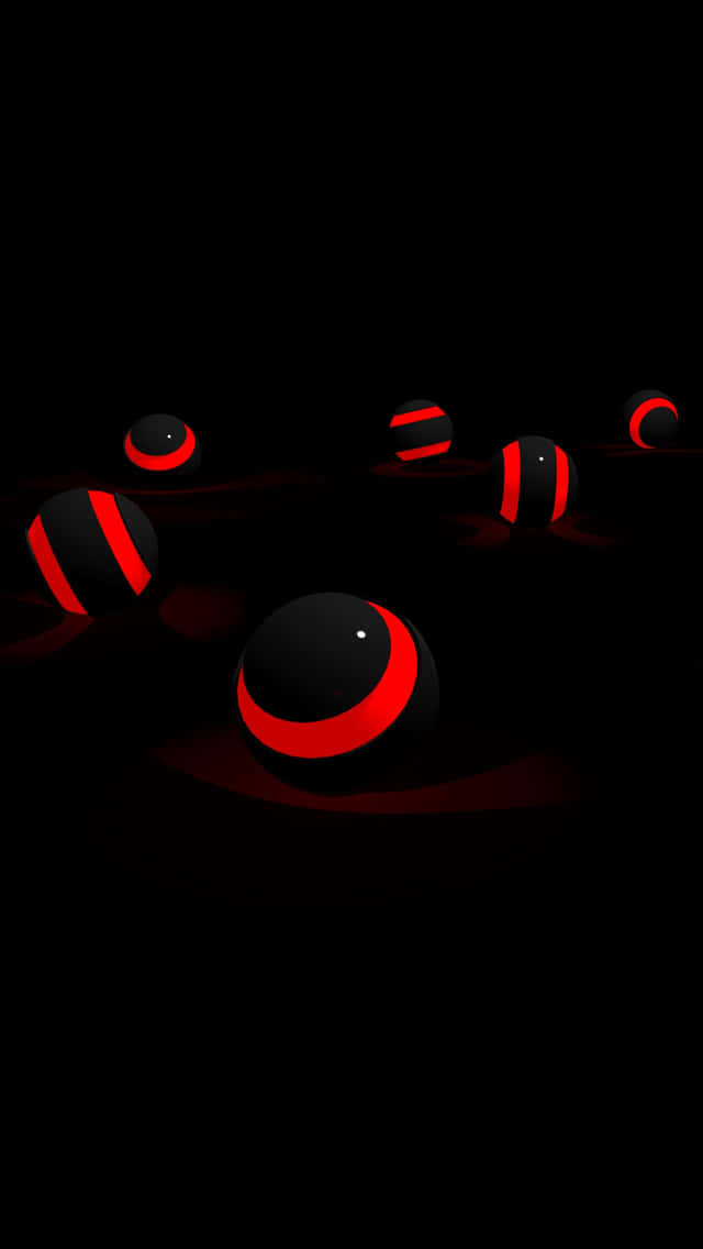 Modern Black And Red Iphone Background