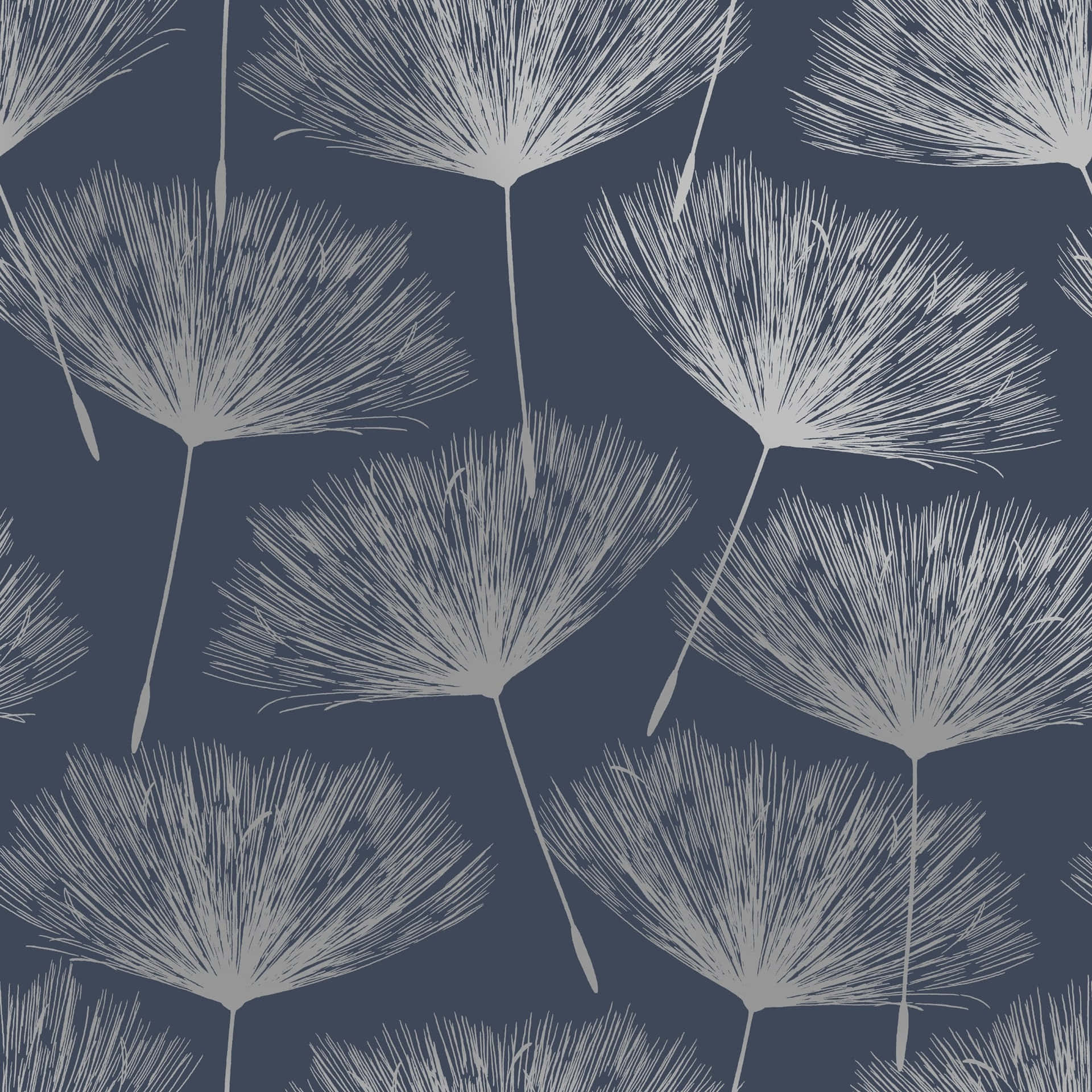 Modern Blue And Silver Theme Background