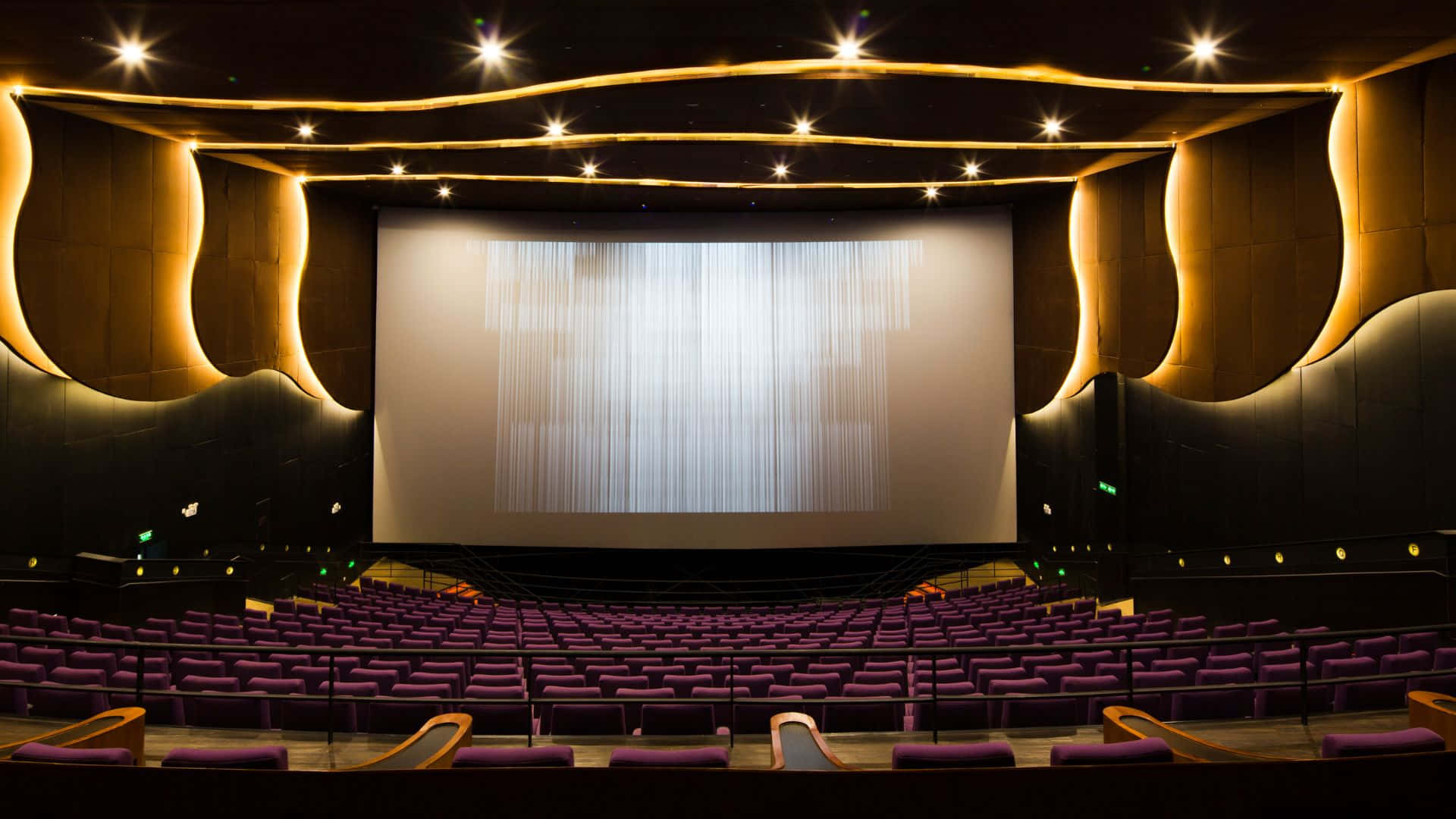 Modern Cinema Hall Interior