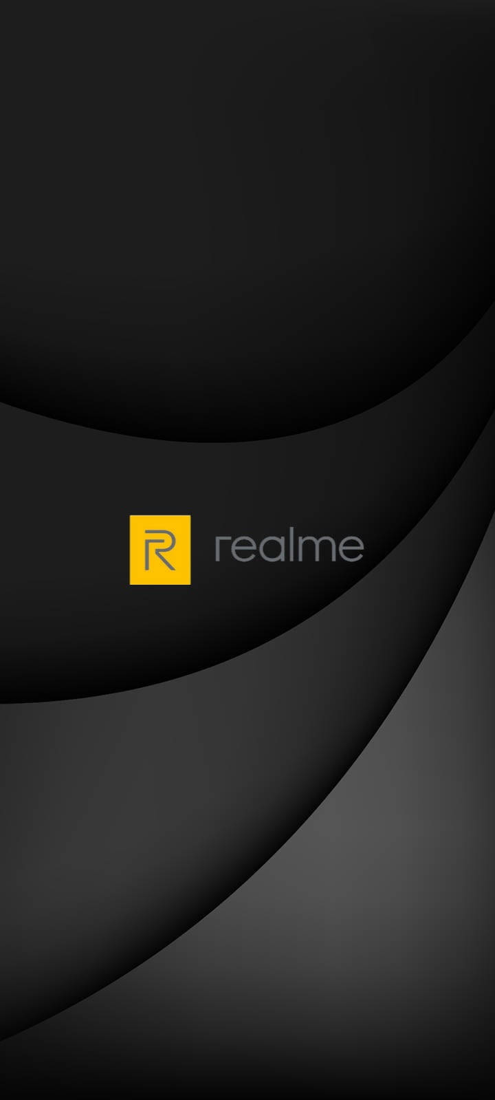 Modern Dark Realme Logo Background