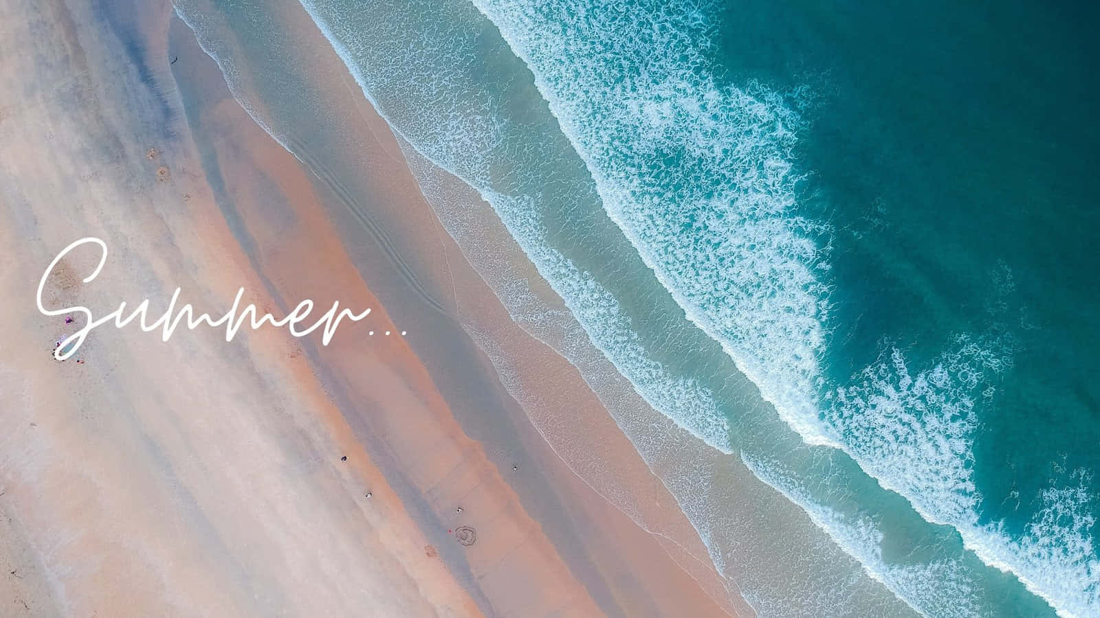 Modern Desktop Summer Beach Background