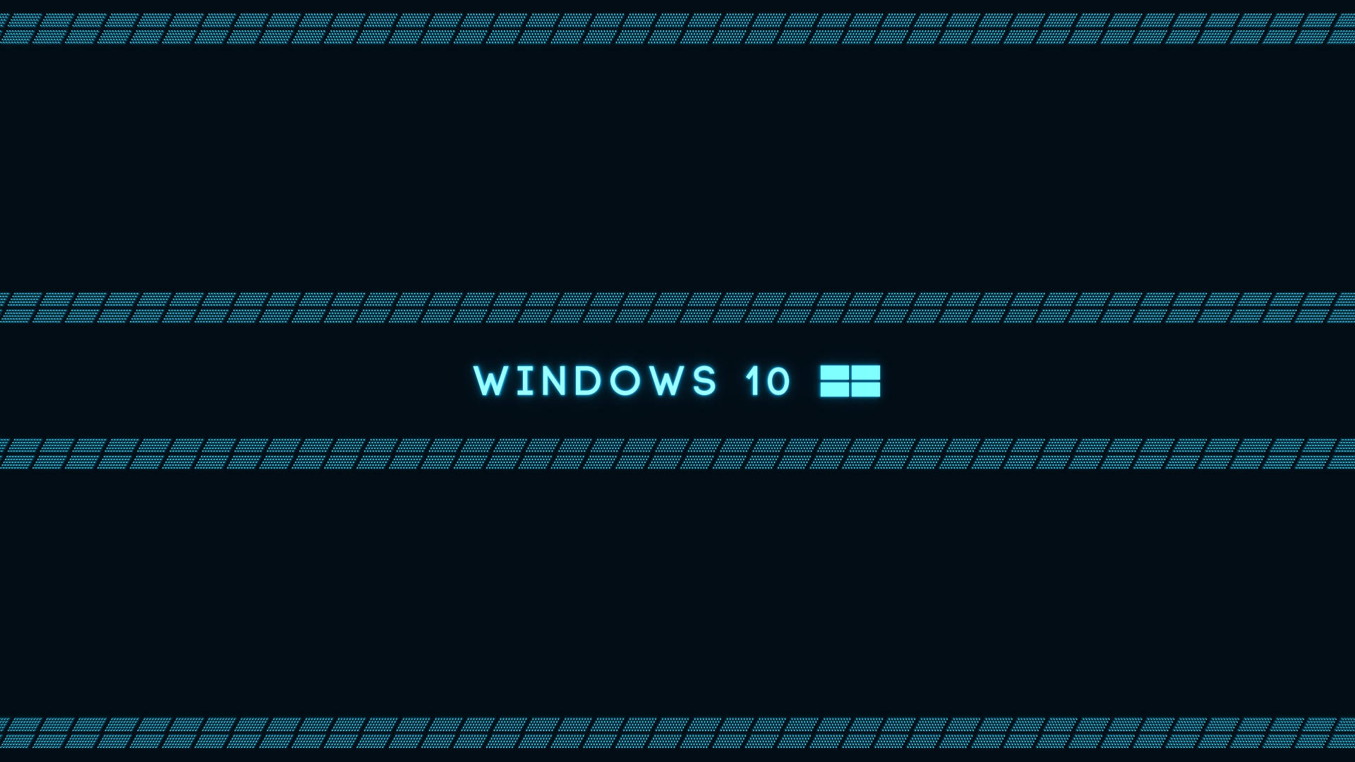 Modern Digital Lock Screen On A Windows 10 Computer Background