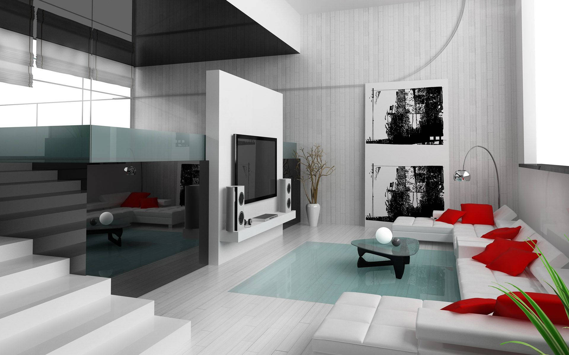 Modern Elegance - Intimate, Bright And Luxurious Living Room. Background