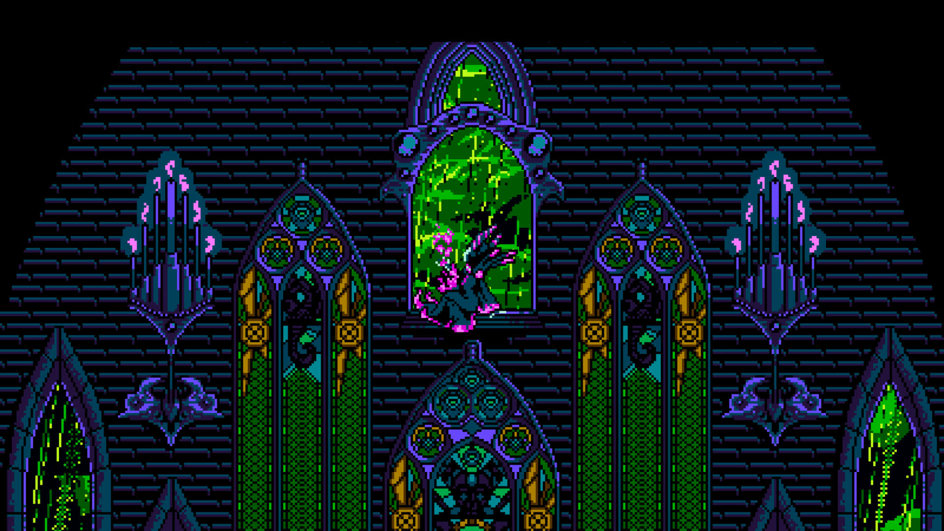Modern Gaming With Classic 16-bit Nostalgia Background