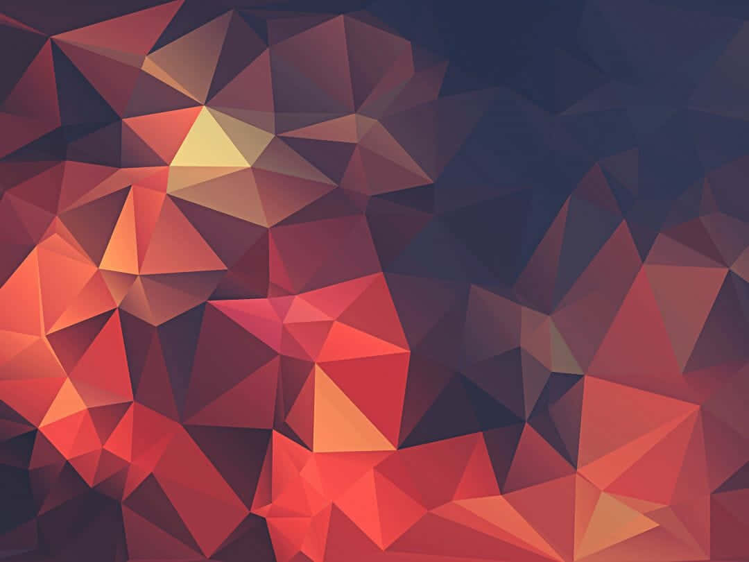 Modern Geometric Desktop With Minimalistic Design Background