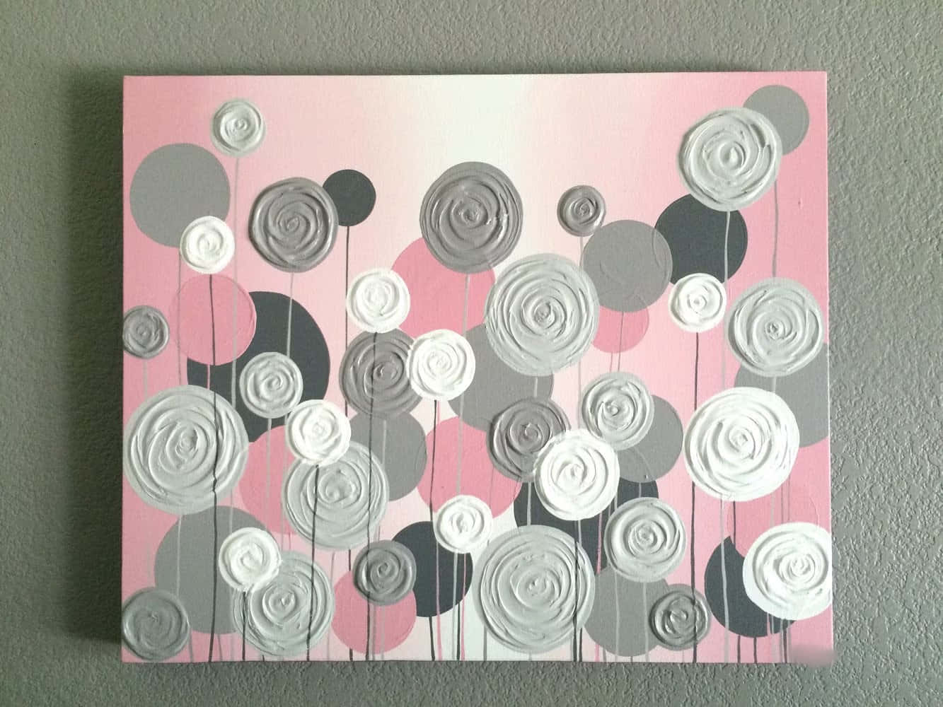 Modern Gray And Pink Abstract Wallpaper Background