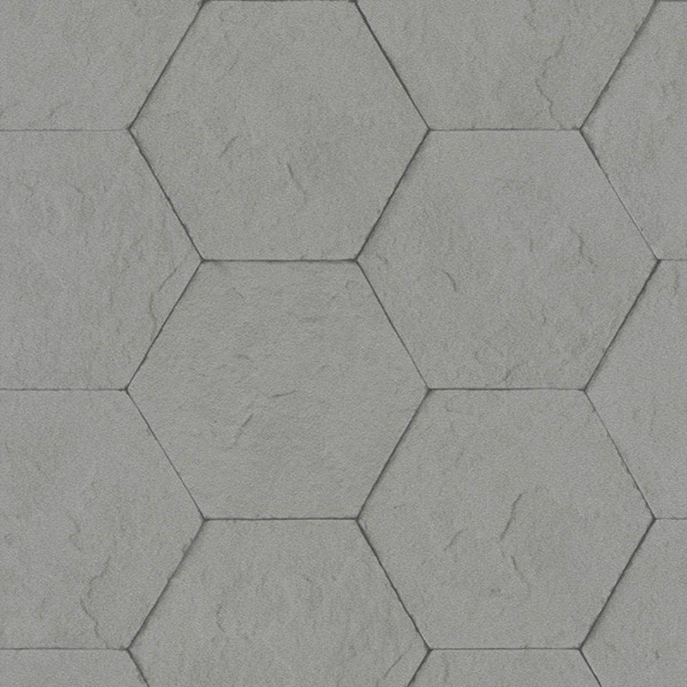 Modern Hexagonal Concrete Floor Tiles Background