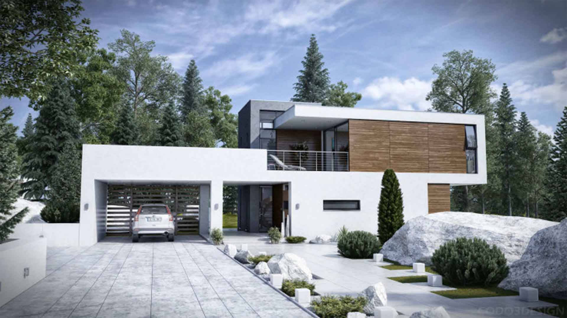 Modern House With Patio