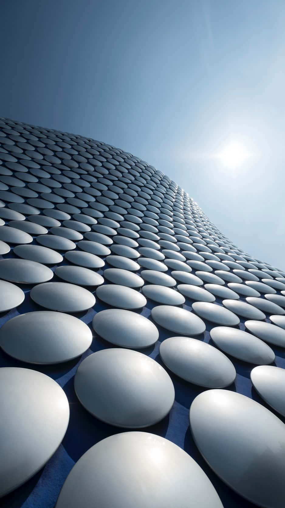 Modern Iphone Blobitecture Birmingham Bull Ring Background