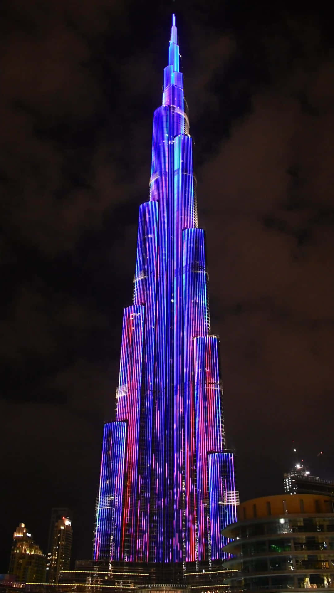 Modern Iphone Burj Khalifa Dubai Background