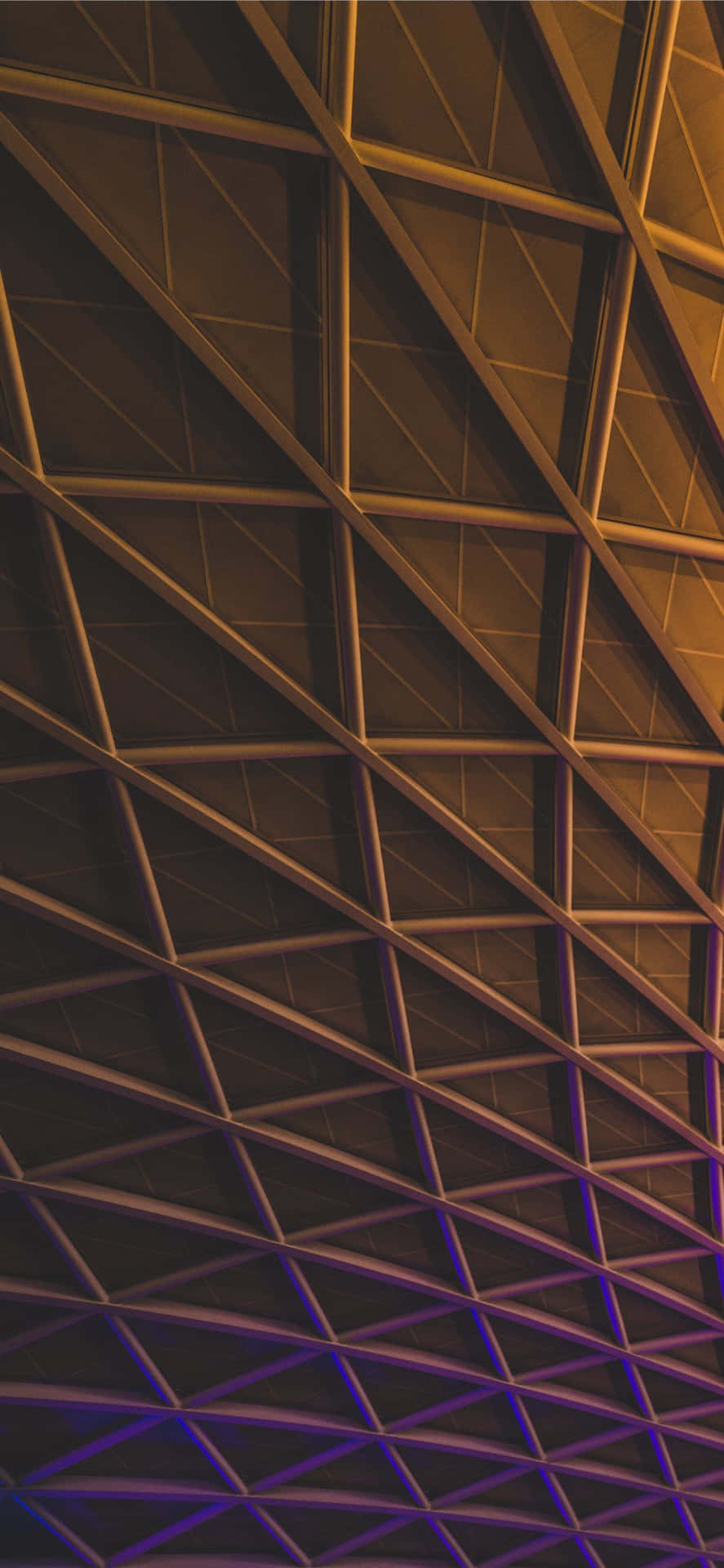 Modern Iphone King's Cross Station Ceiling Background
