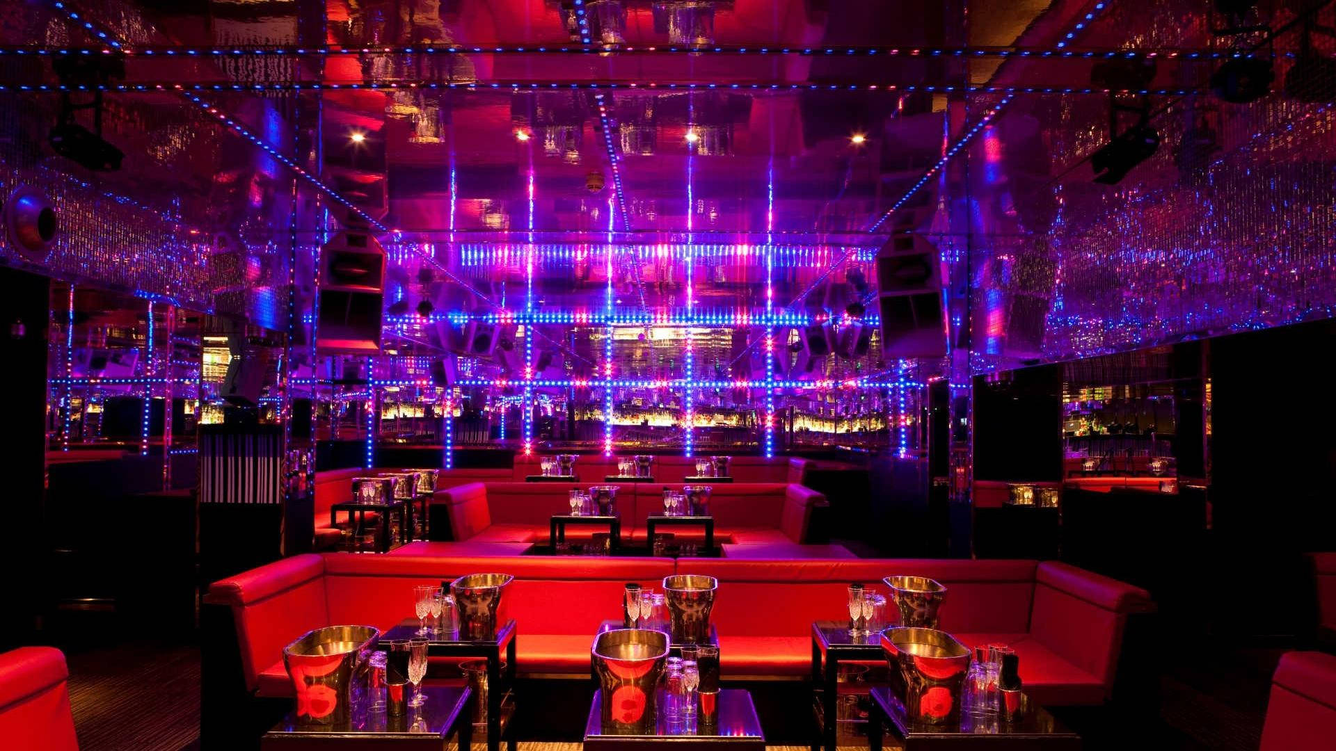 Modern Night Bar And Club Background
