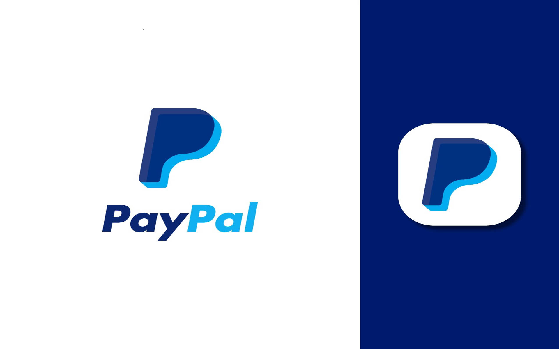 Modern Paypal Logo Design Background