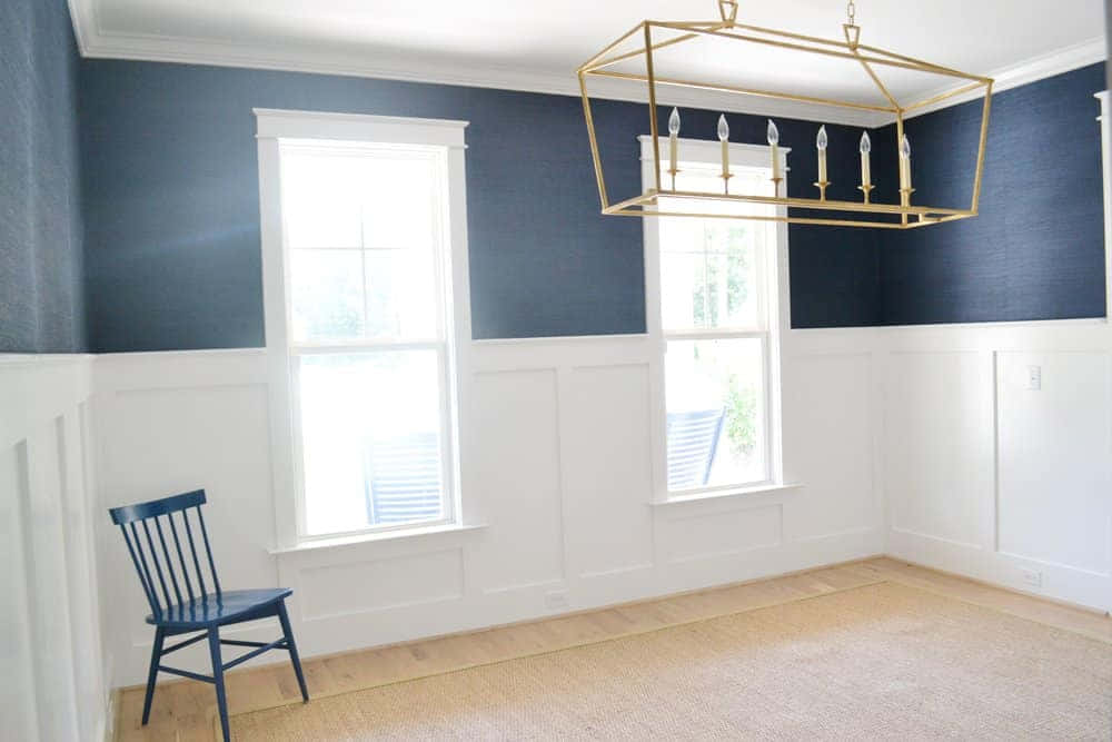 Modern Pendant Lightin Blueand White Room.jpg Background
