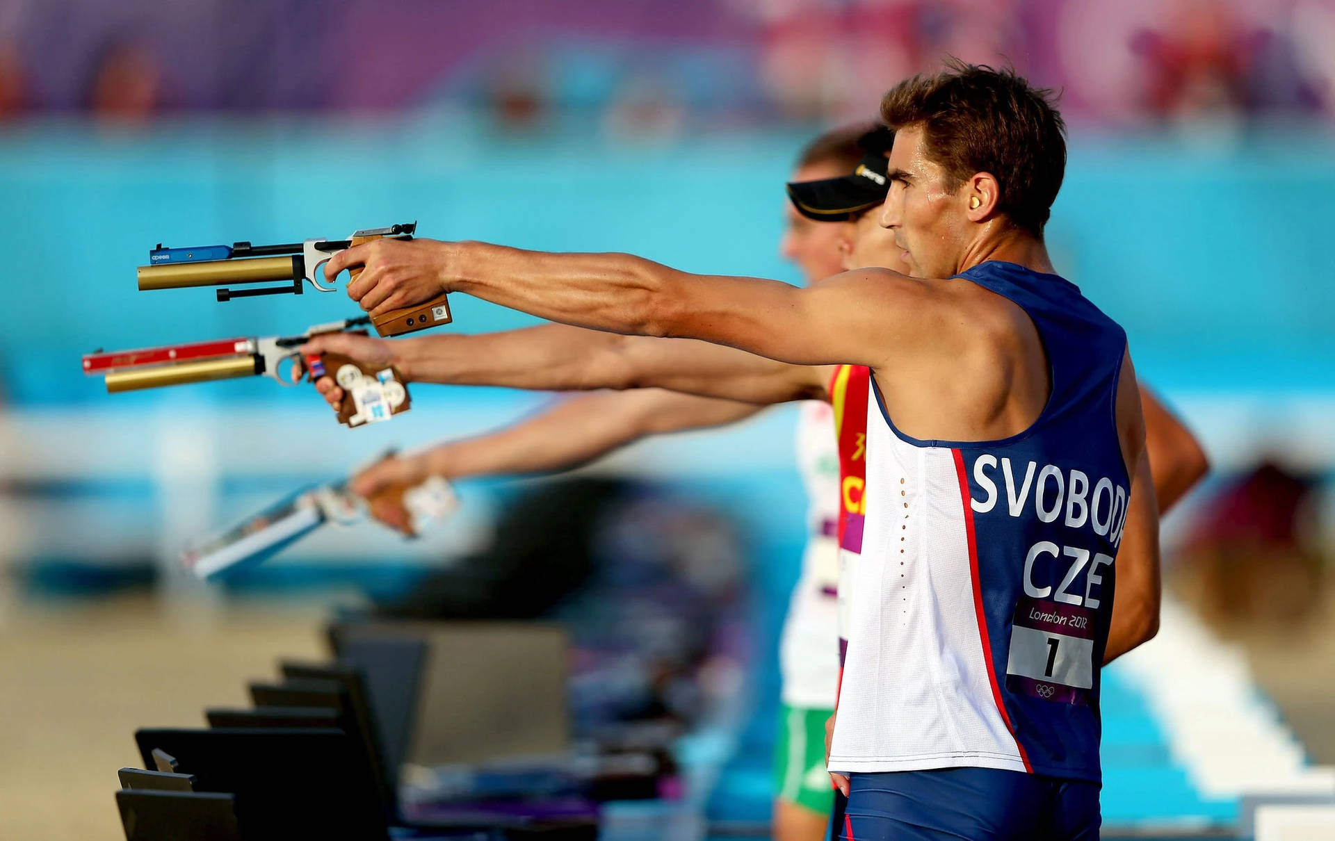 Modern Pentathlon Pistol Shooting Background