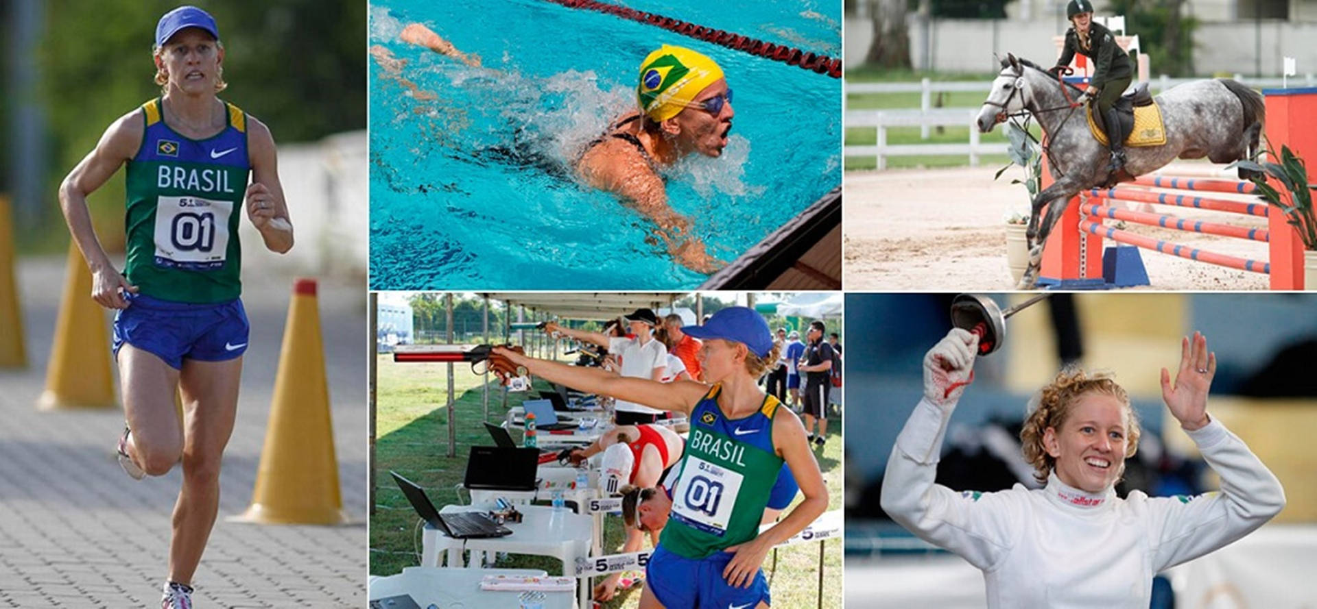 Modern Pentathlon Sports Events Background