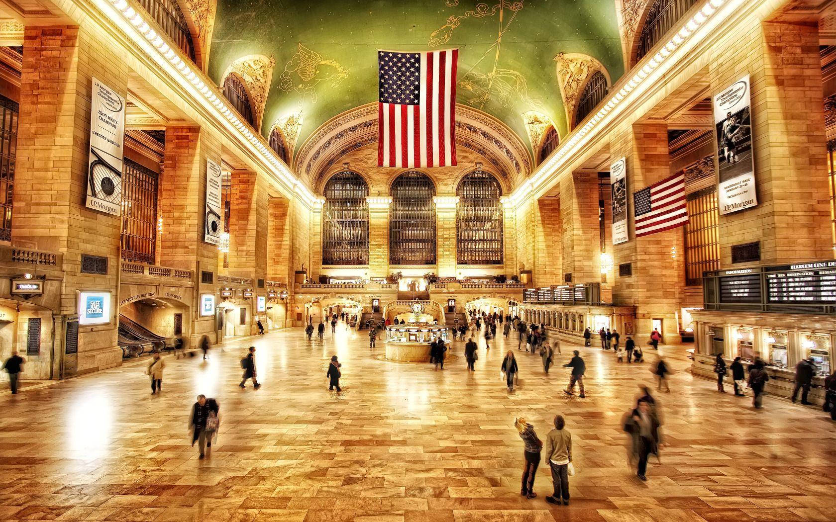 Modern Photo Of Grand Central Terminal Background