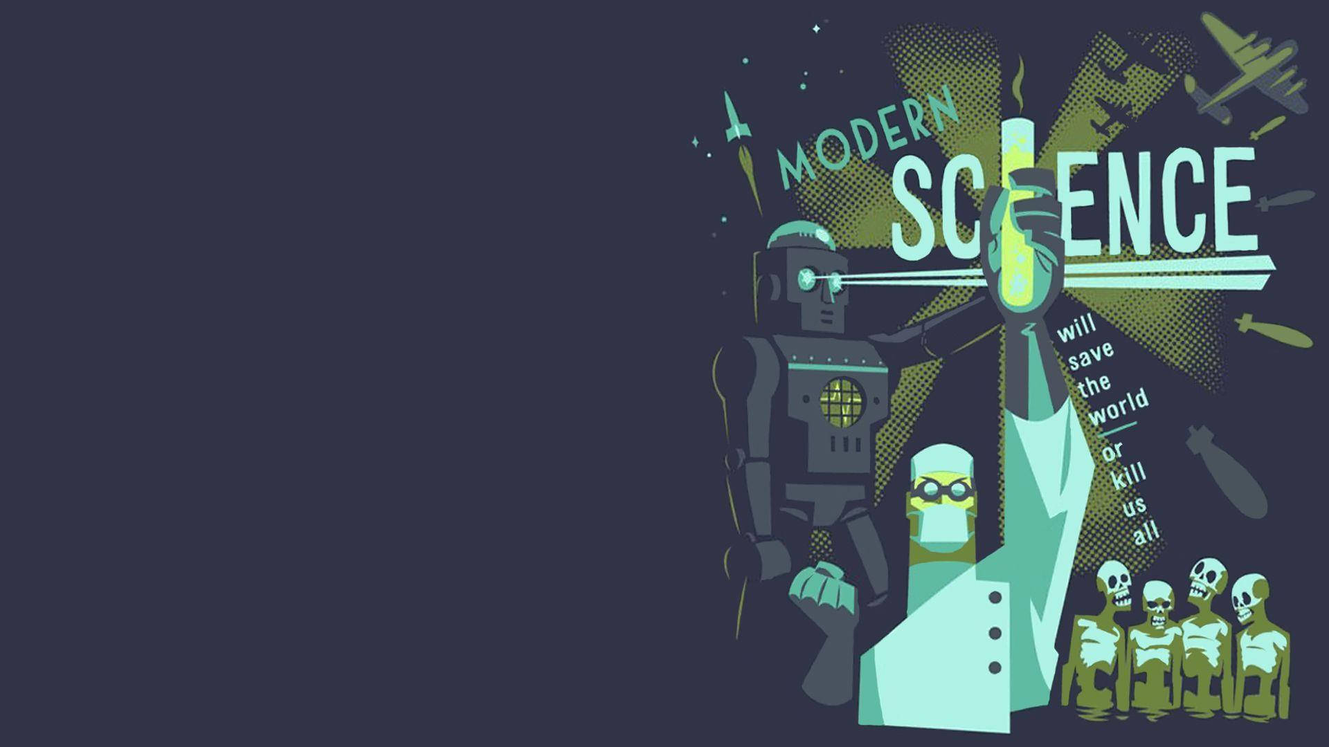 Modern Science Desktop Artwork