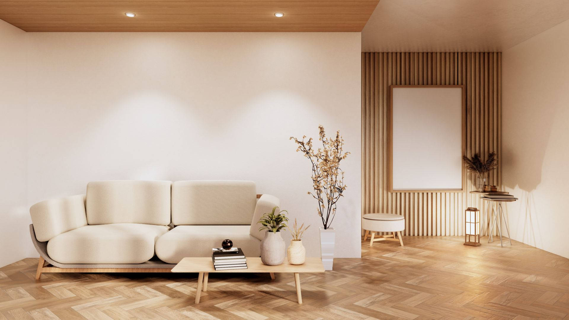 Modern Tan Furniture In A Stylish Interior