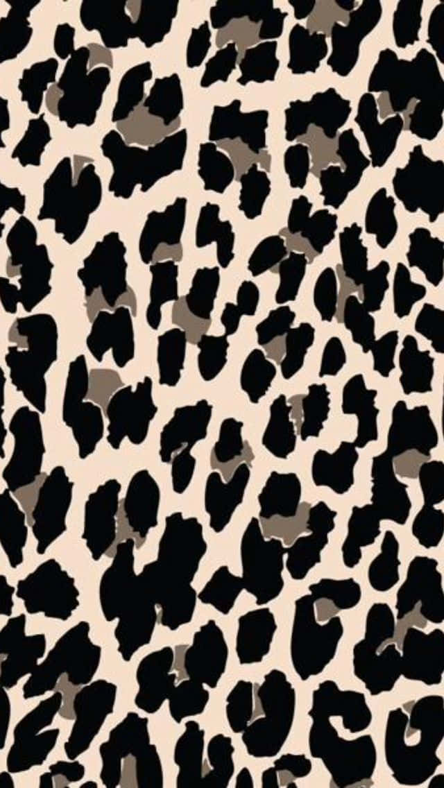 Modern Wallpaper For Your Iphone Featuring Stylish Animal Print Background