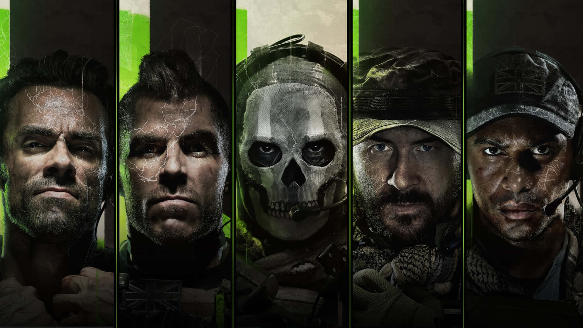 Modern Warfare Characters Montage Background